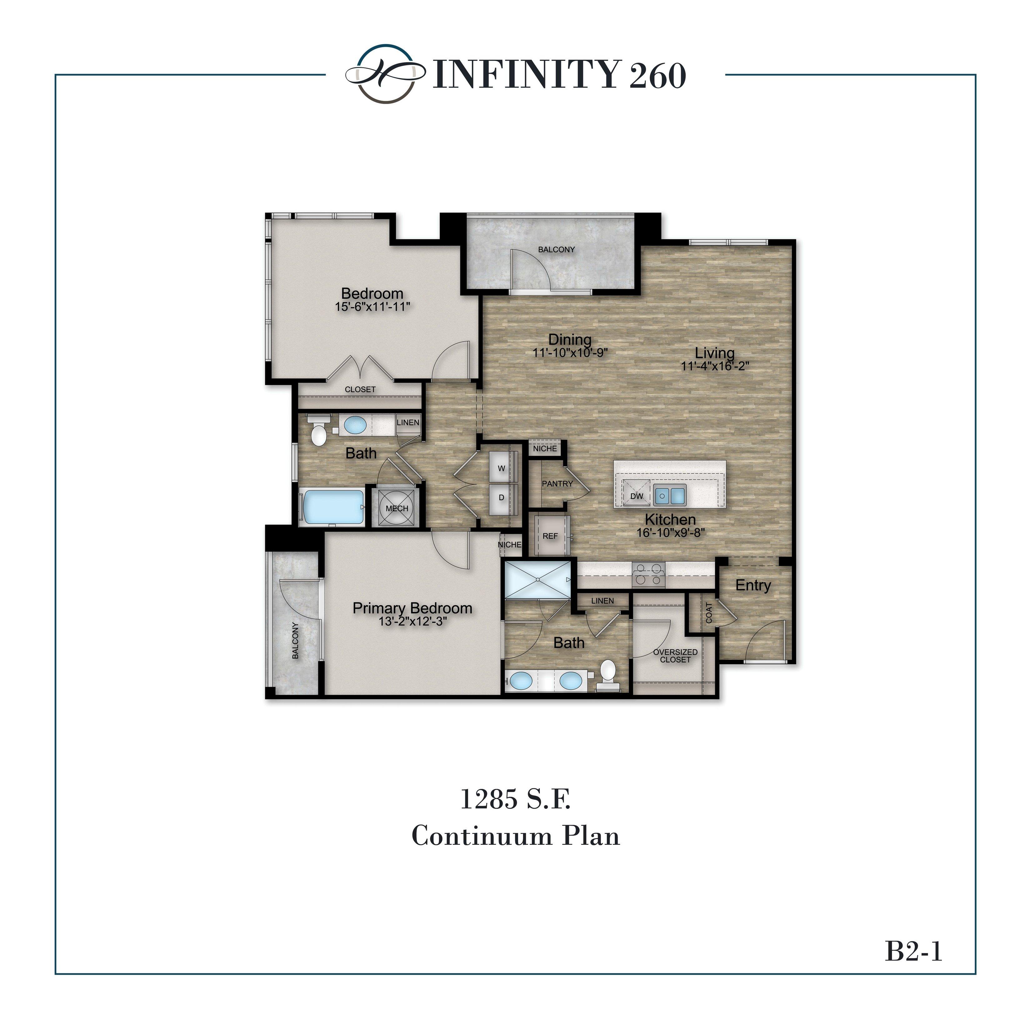 Two Bedroom - Continuum B2-1