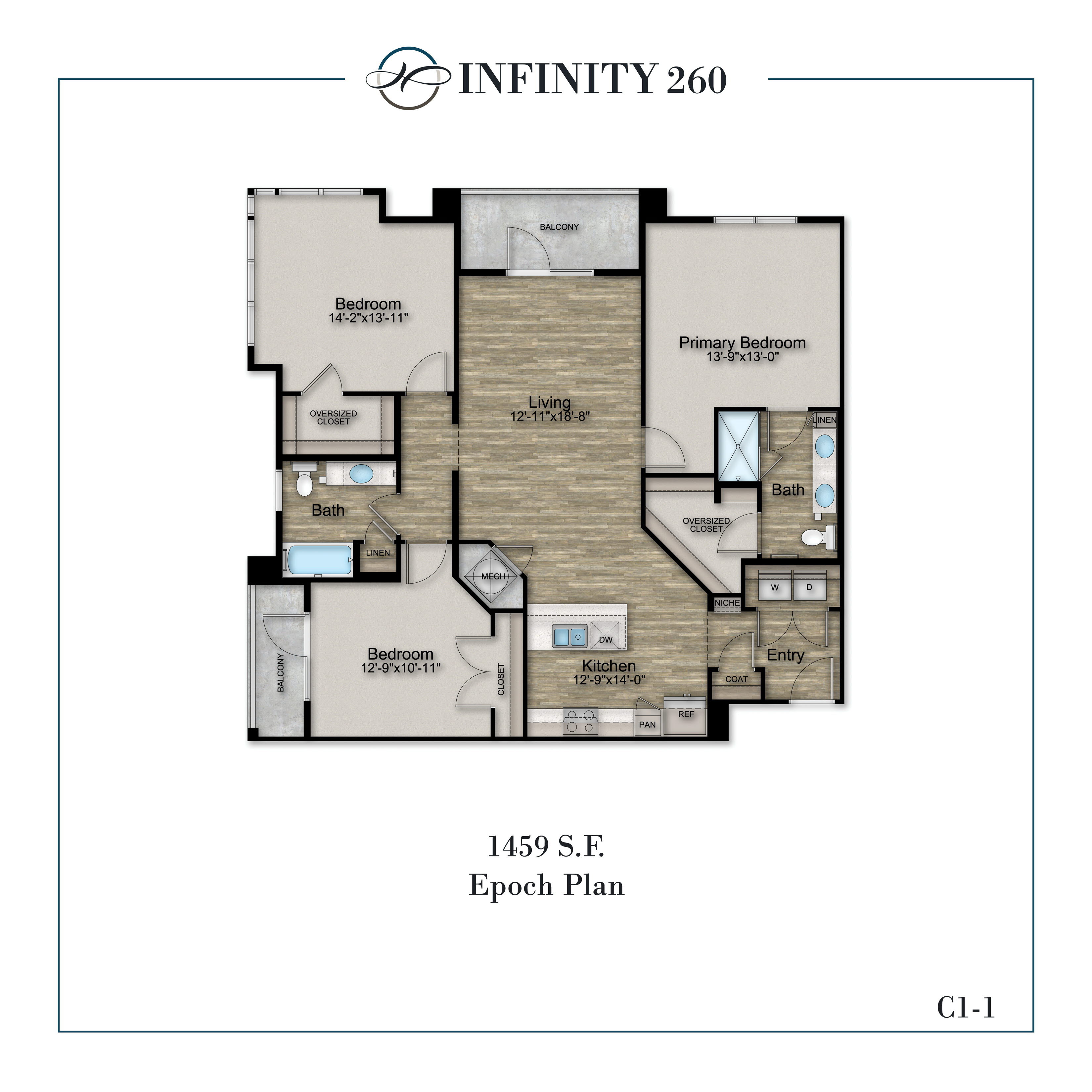 Three Bedroom - Epoch C1-1