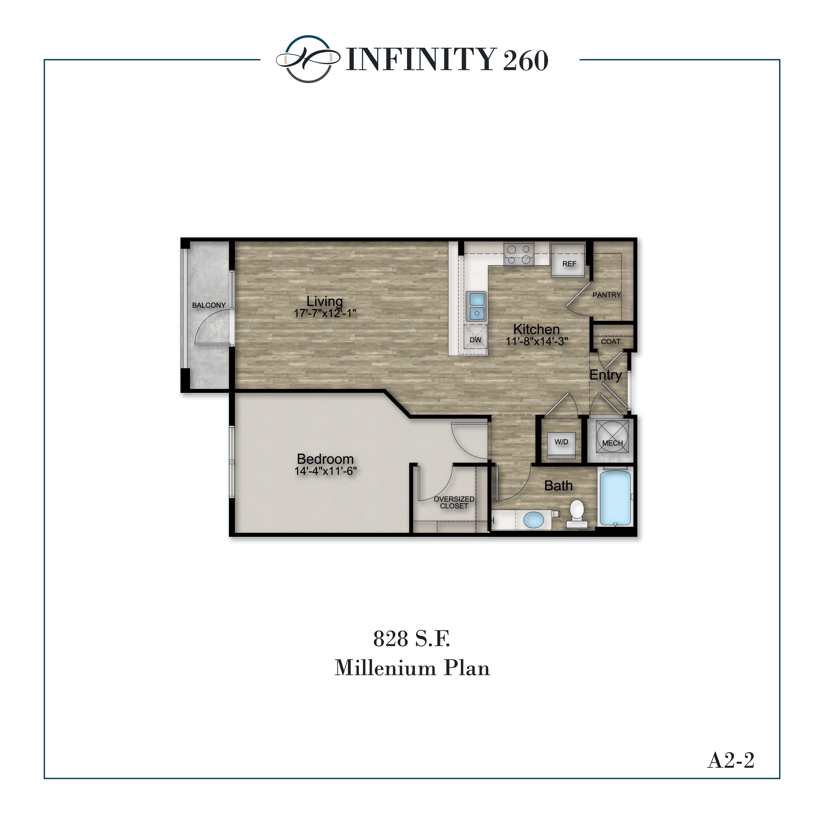 One Bedroom - Millenium A2-2