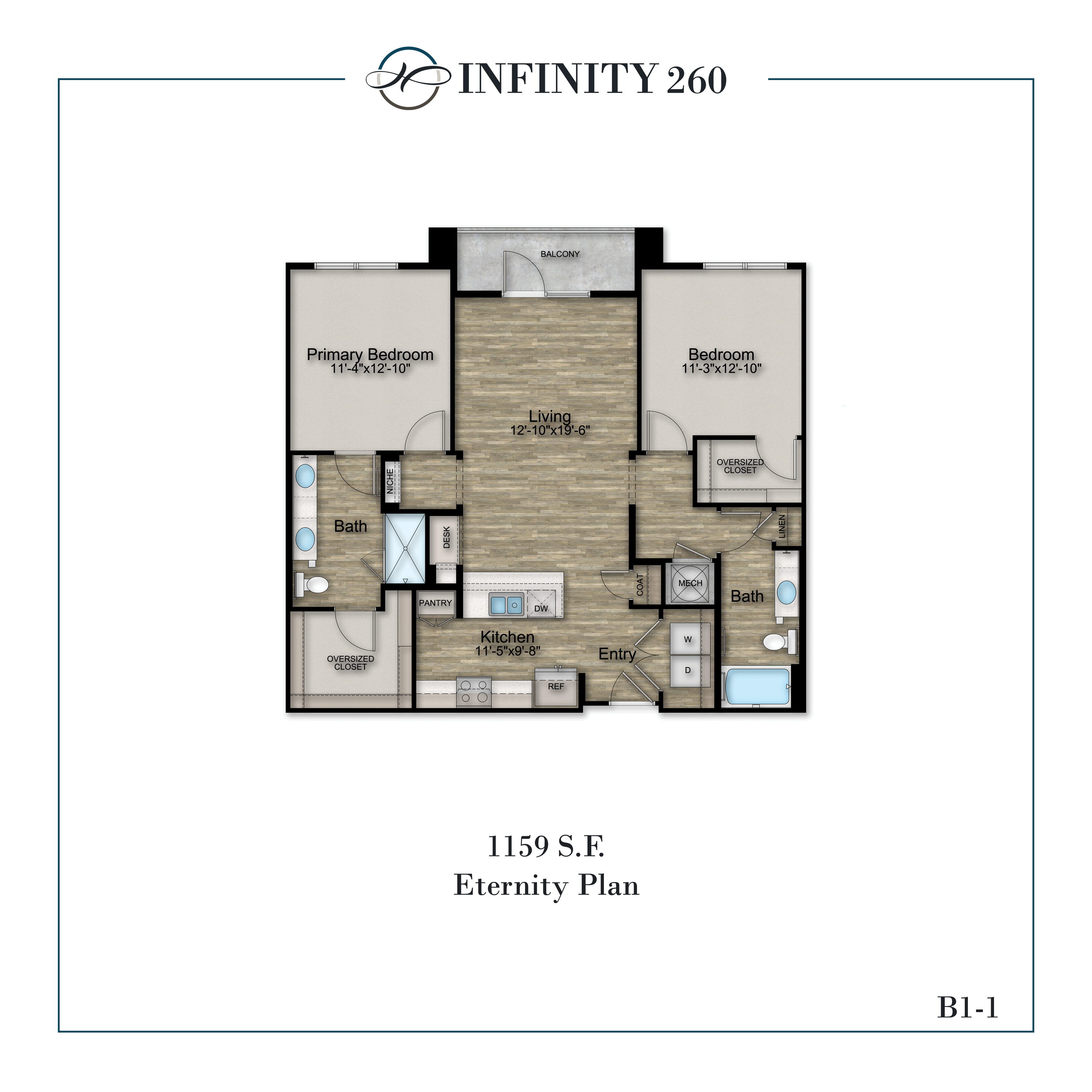 Two Bedroom - Eternity B1-1